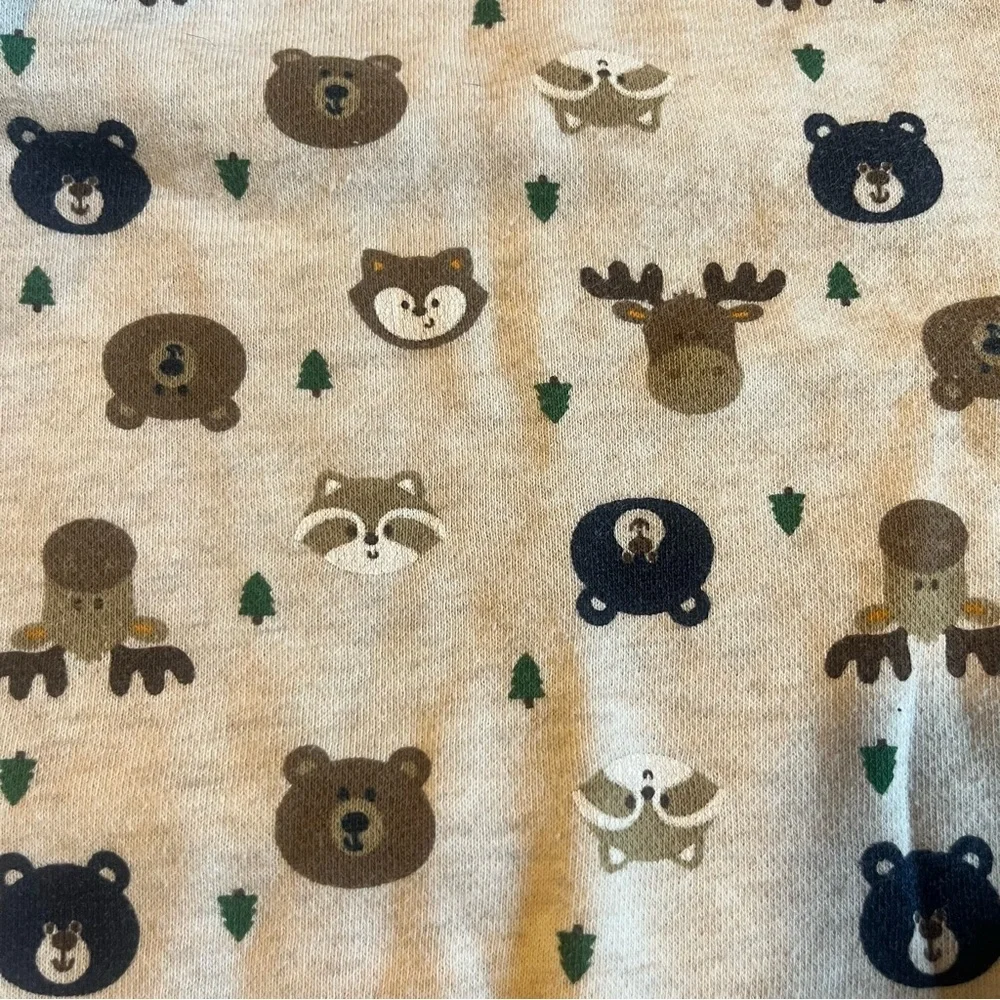 Garanimals Dinosaur and Bear 24 Month Fleece Lon Sleeve Sweater Tops Lot of 2_2
